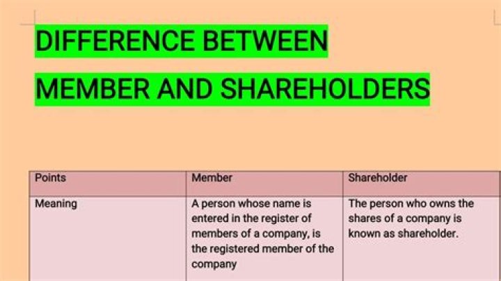 Are board members and shareholders the same?