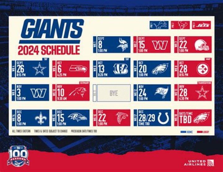 Are the Giants New York city or state?