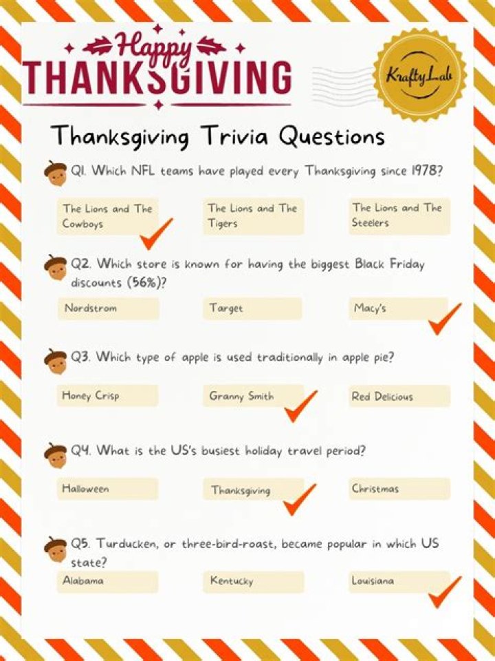 Are there any good trivia questions for Thanksgiving?