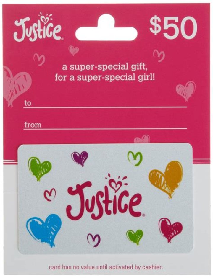 Can I use Justice gift card online?