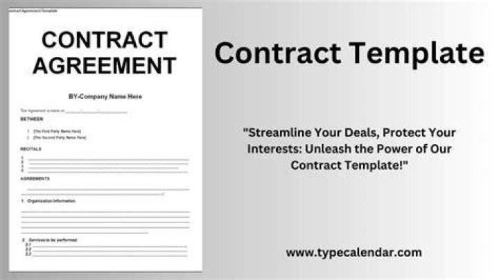 Can you just create a contract?