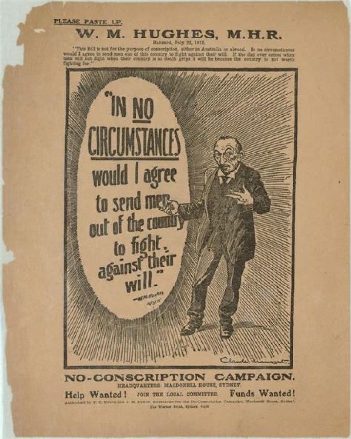 Did Billy Hughes support conscription?