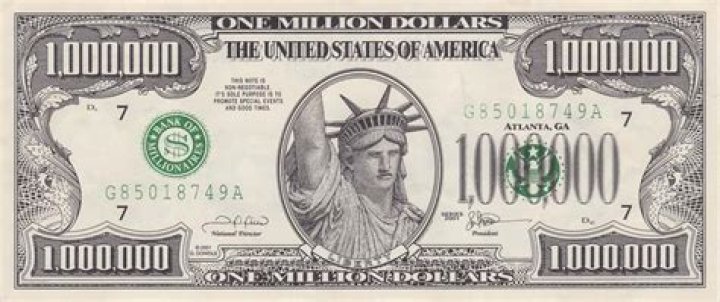Do 1 million dollar bills exist?