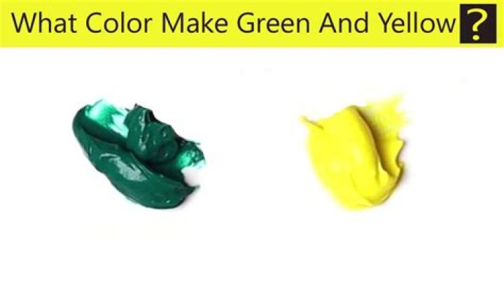 Do yellow and black make green?