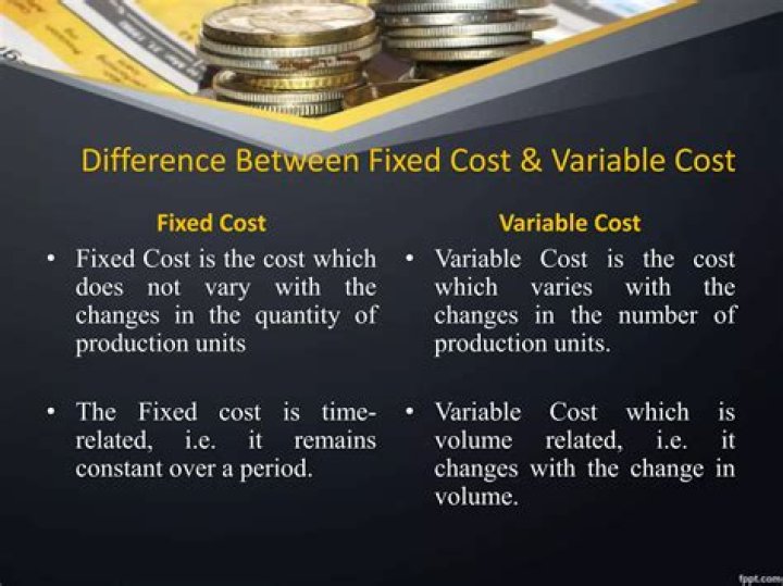 Does variable cost vary with time?