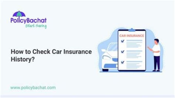 How can I check my car insurance history?