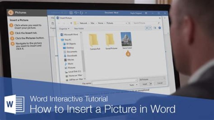 How can we insert picture from web into a document?