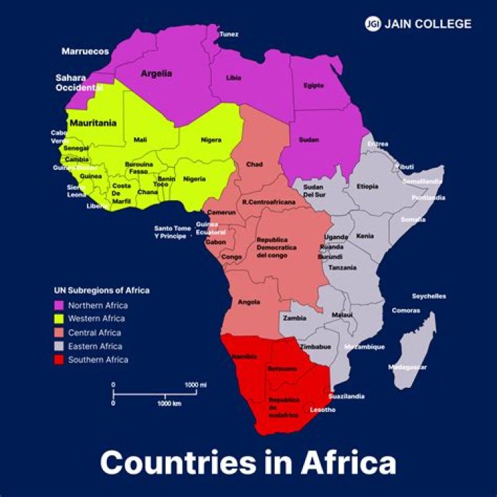 How did Eastern Africa differ from Western Africa?
