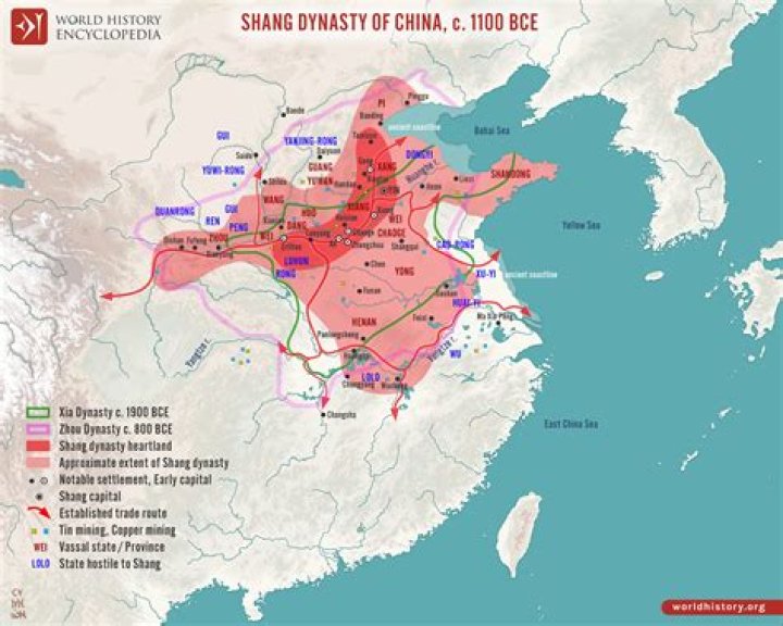 How did the Shang Dynasty make money?