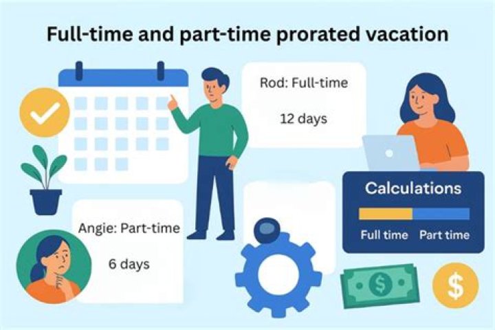 How do I calculate prorated vacation days?