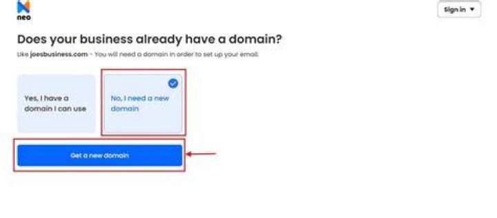 How do I create a Web address for my business?