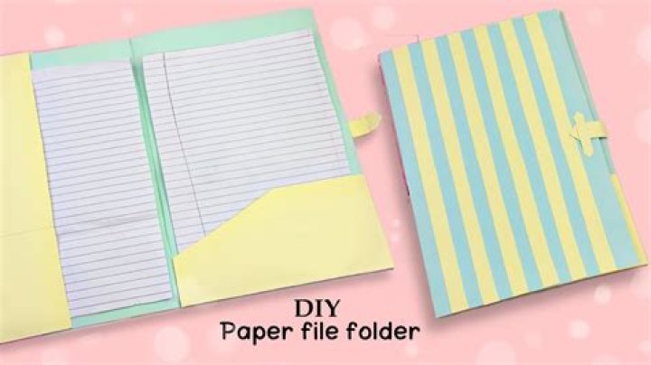 How do I keep papers in a folder?