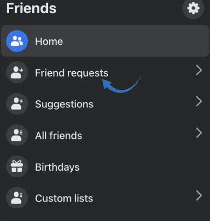 How do I see my sent friend requests on Facebook?