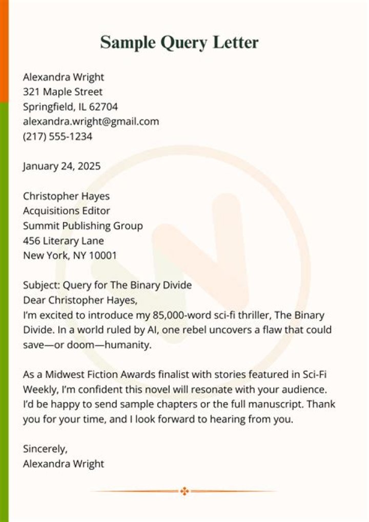 How do I write a staff query letter?