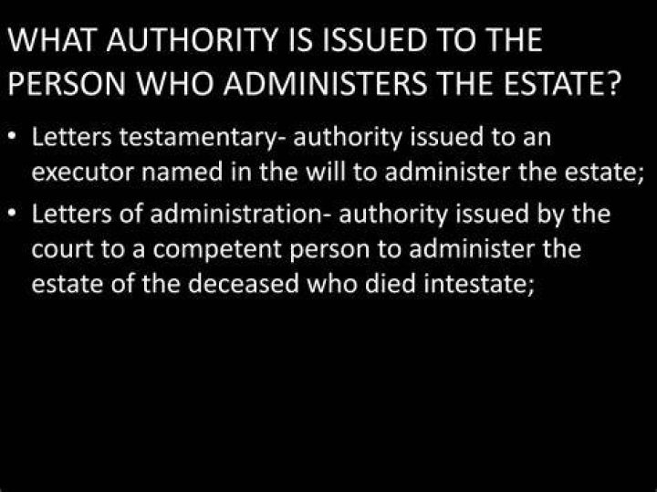How do you administer an intestate estate?