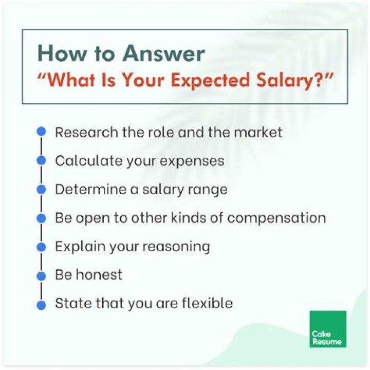 How do you calculate expected salary in Excel?
