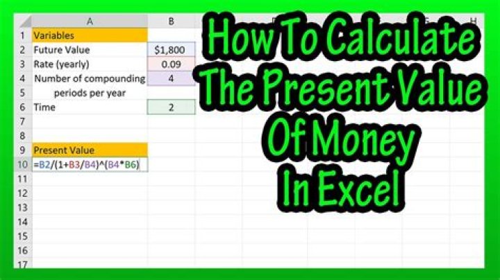 How do you calculate present value of savings?