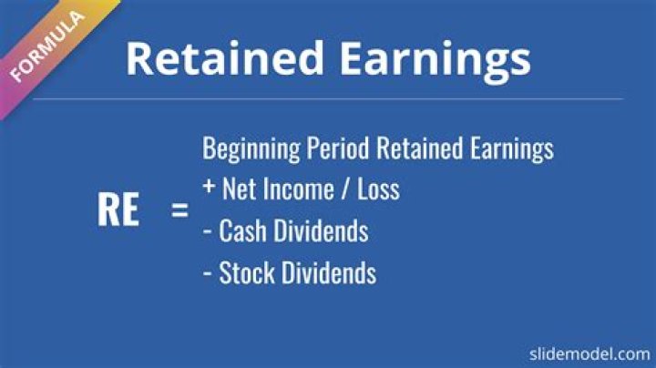How do you calculate retained earnings?