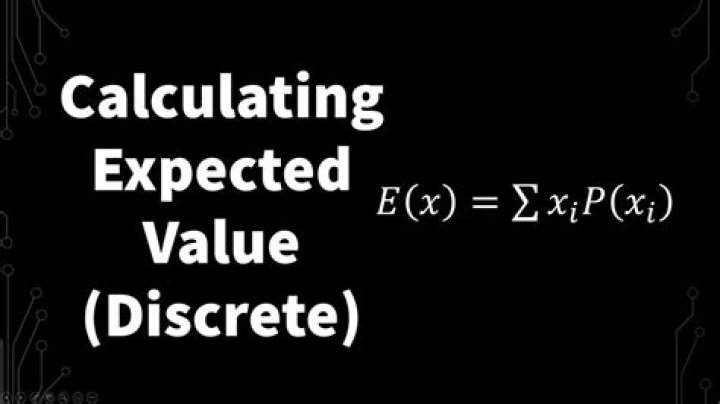 How do you calculate the expected?