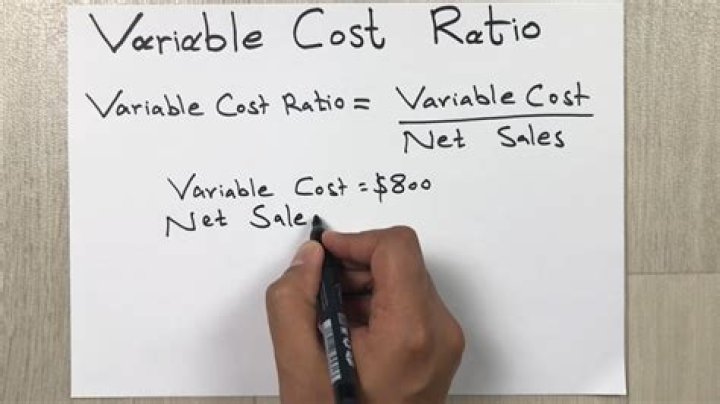 How do you calculate variable cost to sales ratio?