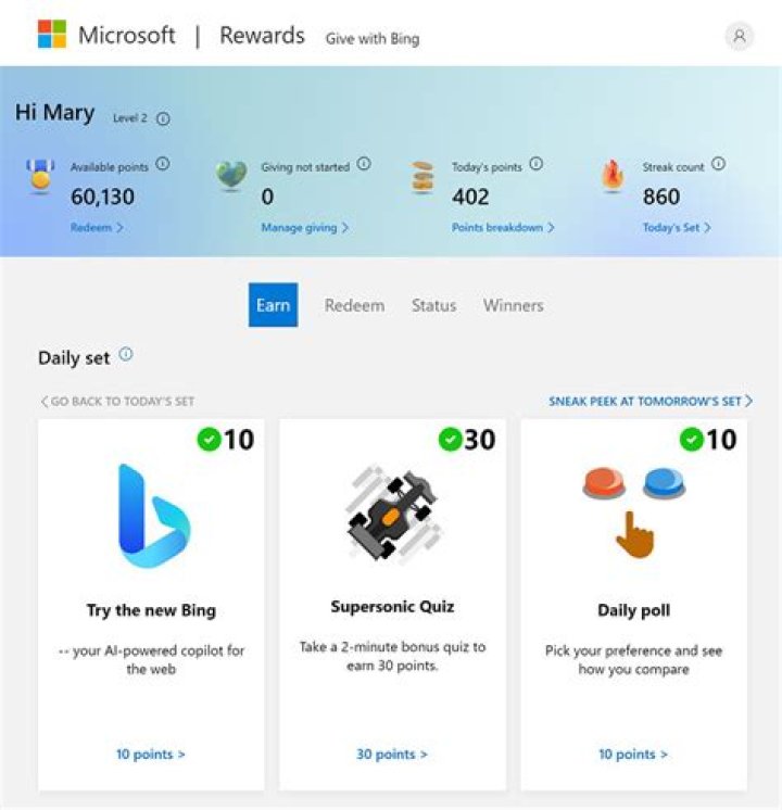 How do you combine reward points?