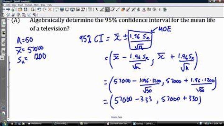 How do you construct a 95 confidence interval?
