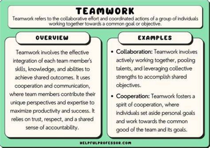 How do you demonstrate work collaboratively?