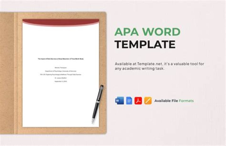 How do you follow a Word document in APA format?