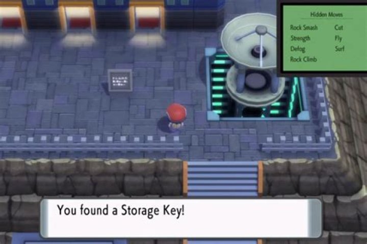 How do you get the storage key in Pokemon Pearl?