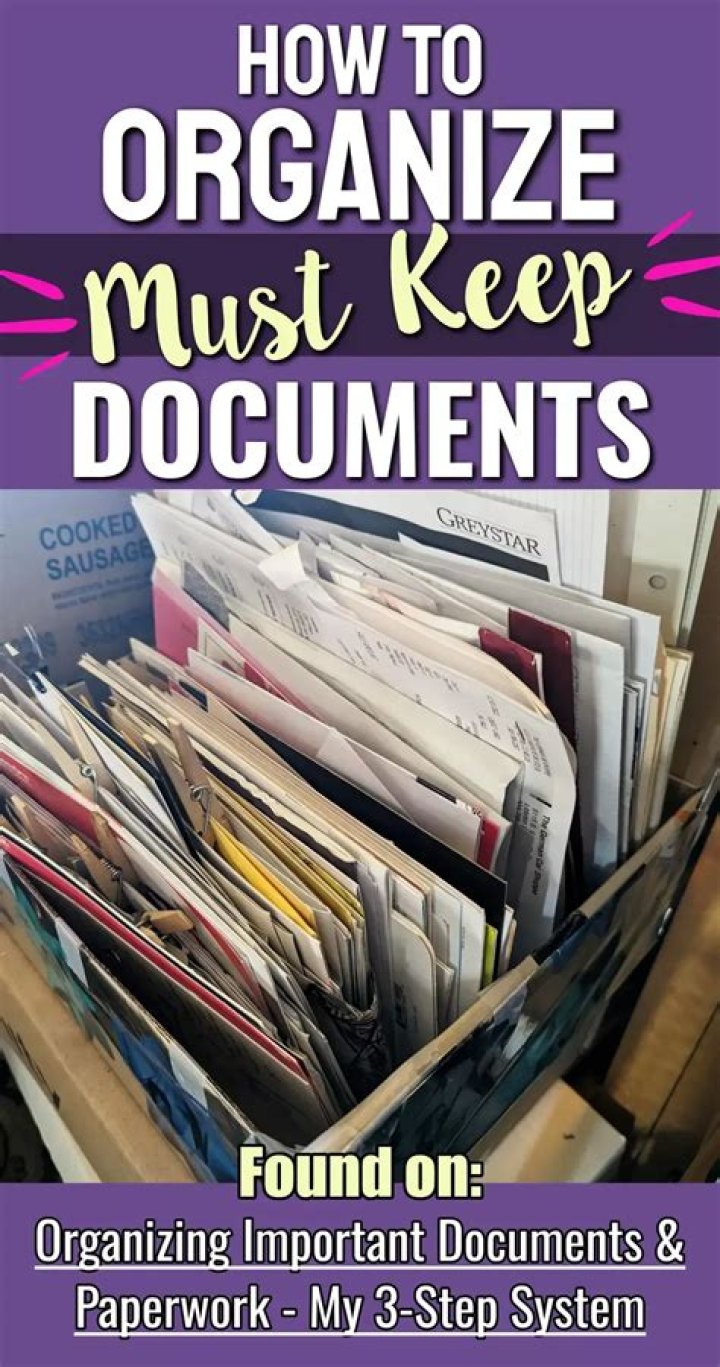 How do you organize real estate documents?