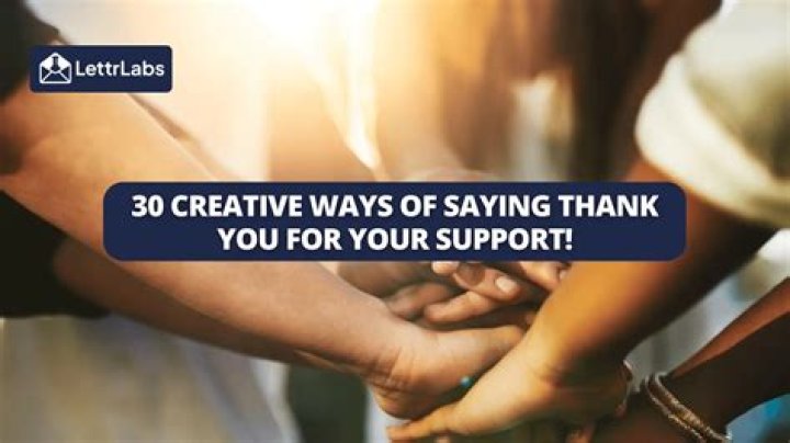 How do you thank someone for doing something?