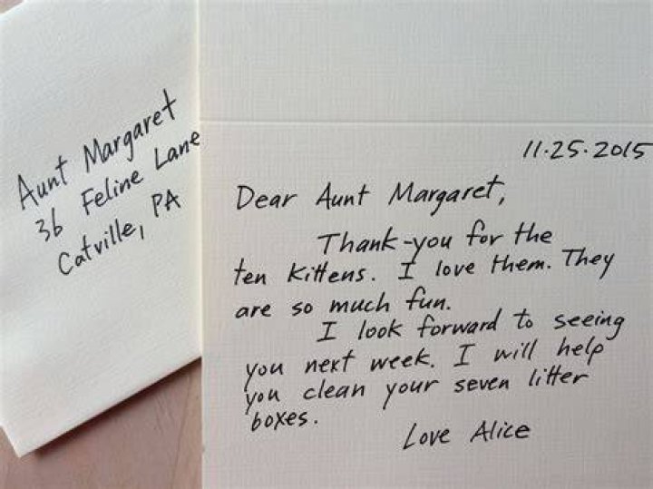 How do you write a professional thank you note?