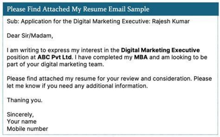How do you write please find the attachment?