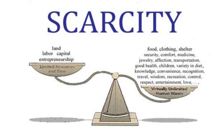 How does scarcity affect entrepreneurship?