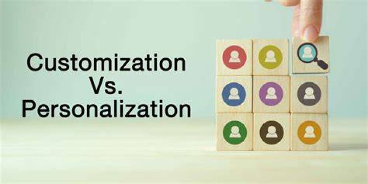 How is personalization different from customization?