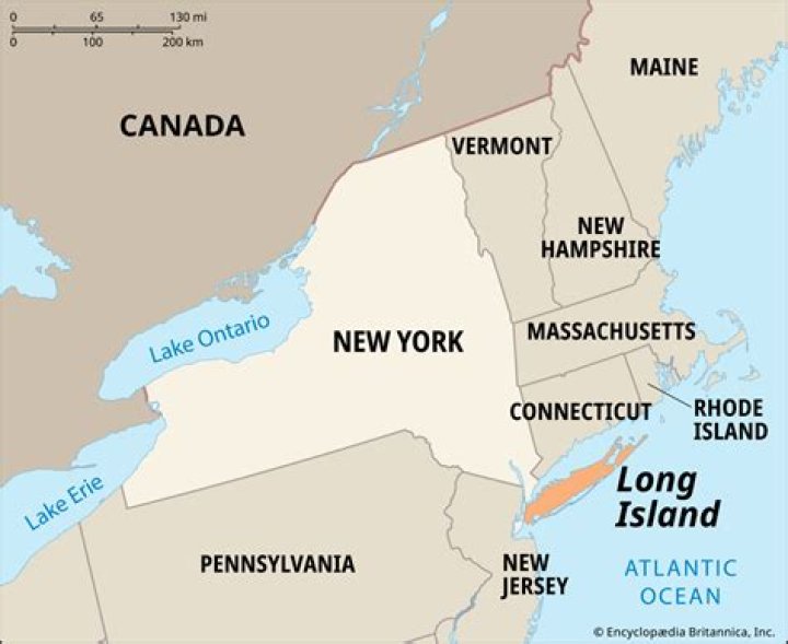 How long is New York to Massachusetts?