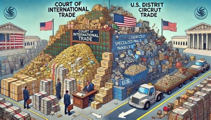 How many courts are in the court of international trade?