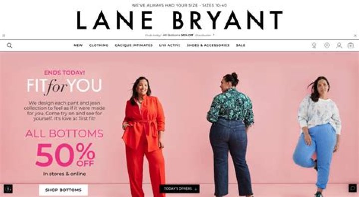 How many stores does Lane Bryant have?