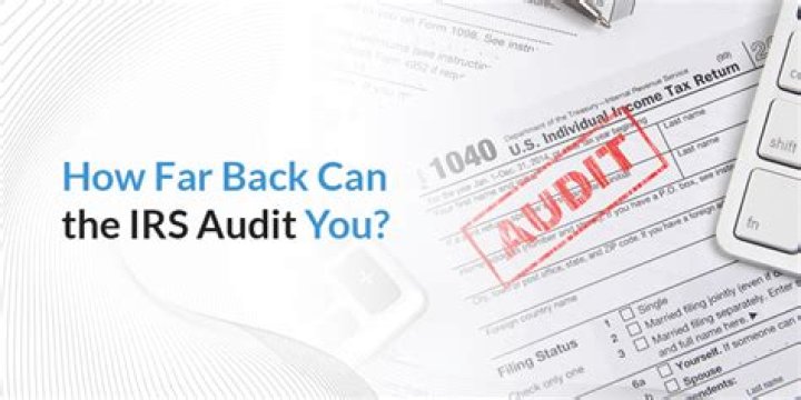 How many years can the IRS go back for an audit?
