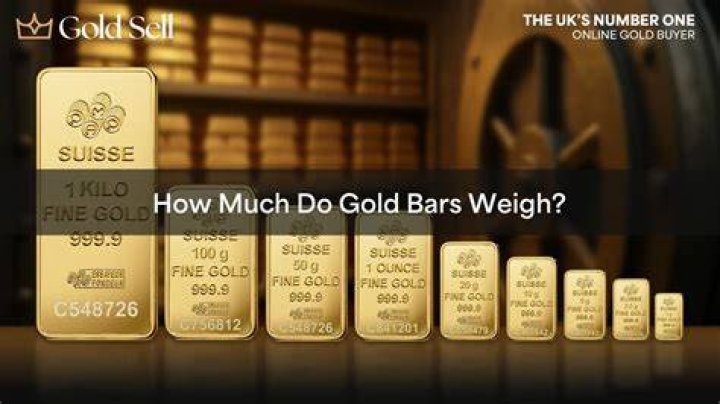 How much does a full bar of gold weigh?