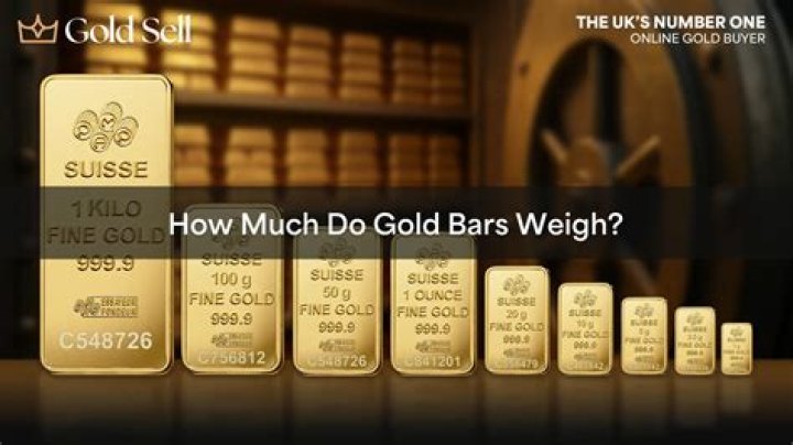 How much does a gold bar weigh and cost?