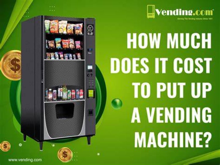 How much does a soda vending machine cost?