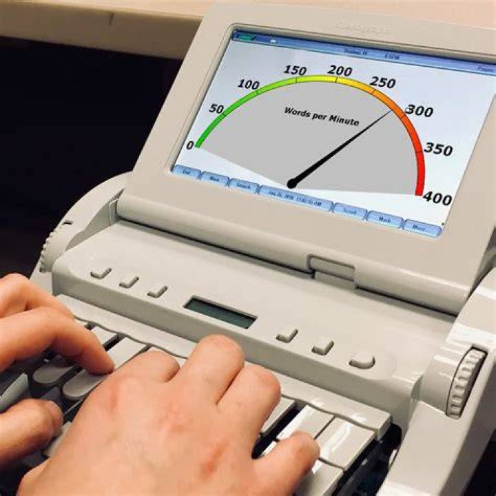 How much does a stenographer machine cost?