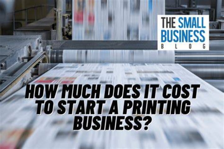 How much does it cost to start a printing business?