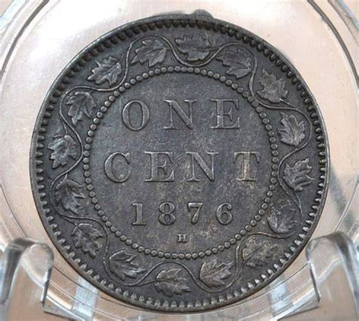 How much is a 1876 British penny worth?