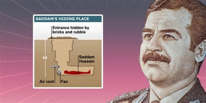 How much money did Saddam Hussein get when caught?