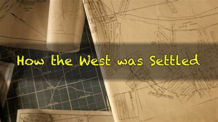 How the West was settled?