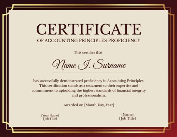 Is a certificate in accounting Good?