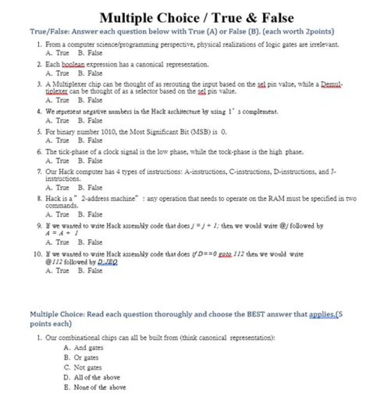 Is a true/false question considered multiple-choice?