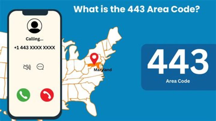 Is area code 443 a scam number?